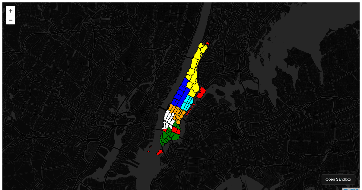 react-leaflet geoJSON (forked)