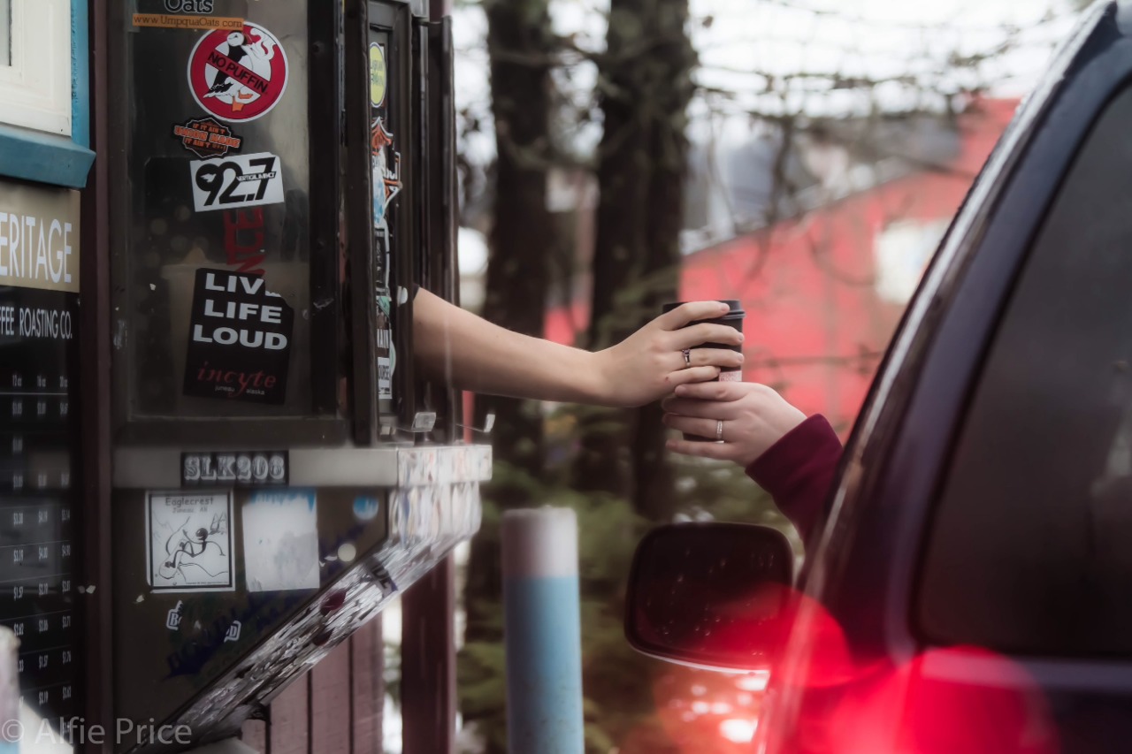 start a drive-thru coffee stand, drive-thru coffee shop