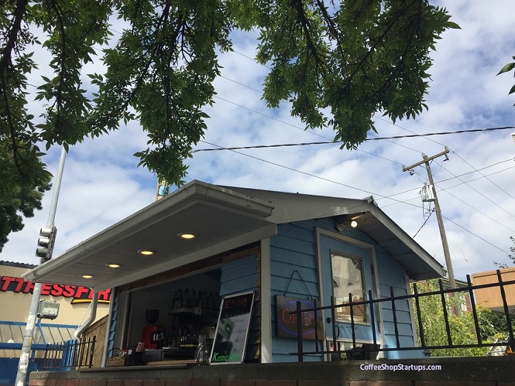 drive-thru coffee stand, open a drive-thru coffee shop