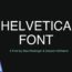 Helvetica Font