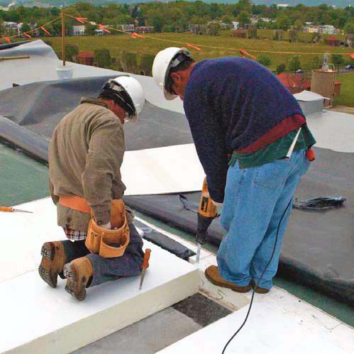 Fitting EPS Insulation Boards