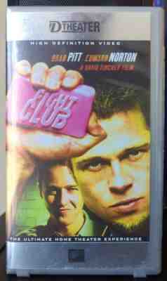 Fight Club D-Theater D-VHS Movie 2002 DVHS RARE Cult Norton Pitt