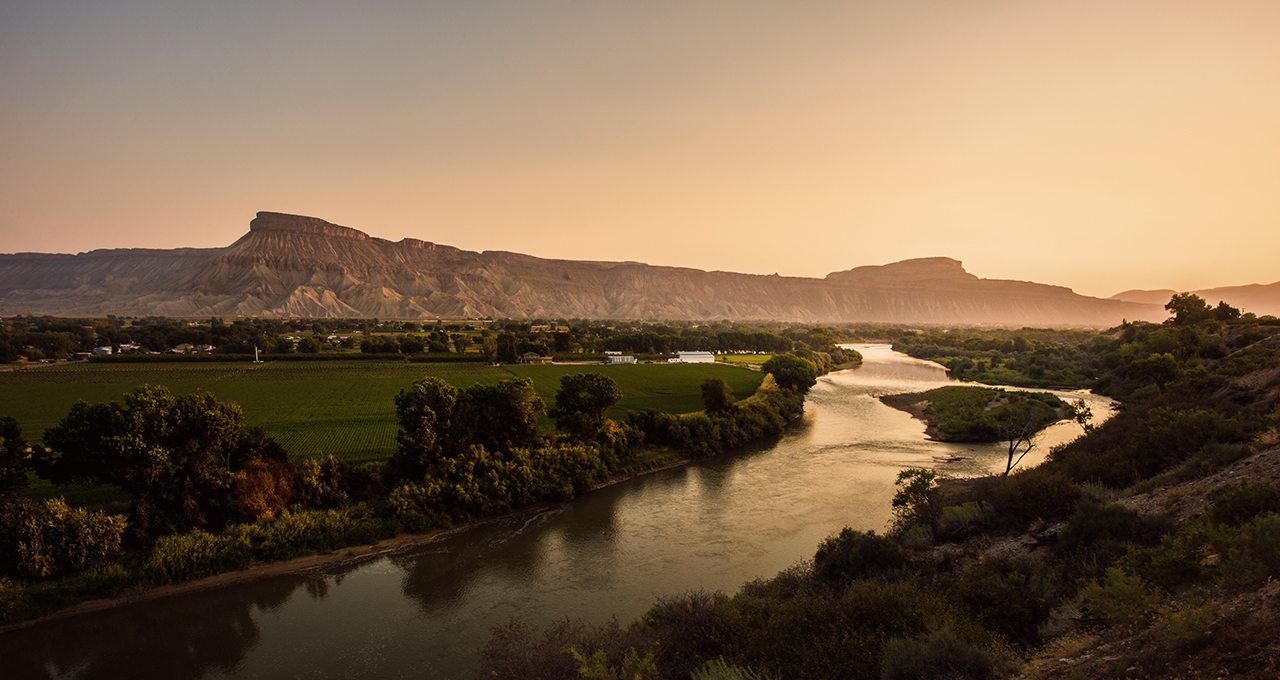 The Colorado River in Grand Valley AVA