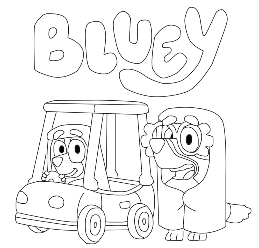 Coloriages Mackenzie Coloriages Bluey Des Coloriages Pour Enfants ...