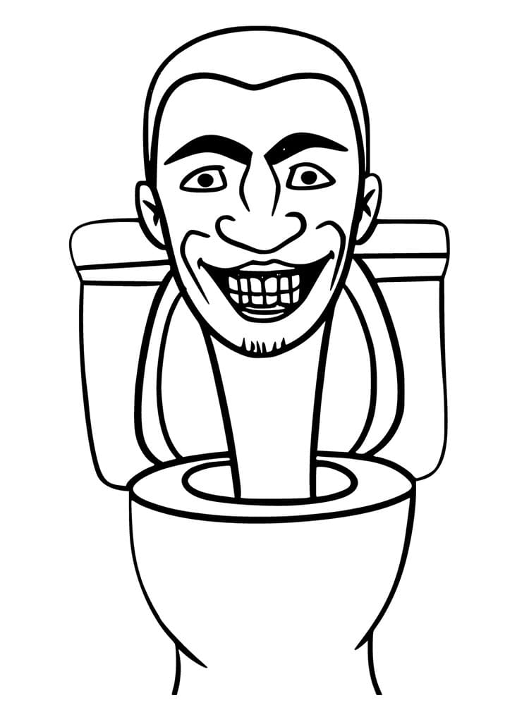 Coloriage Skibidi Toilet 2