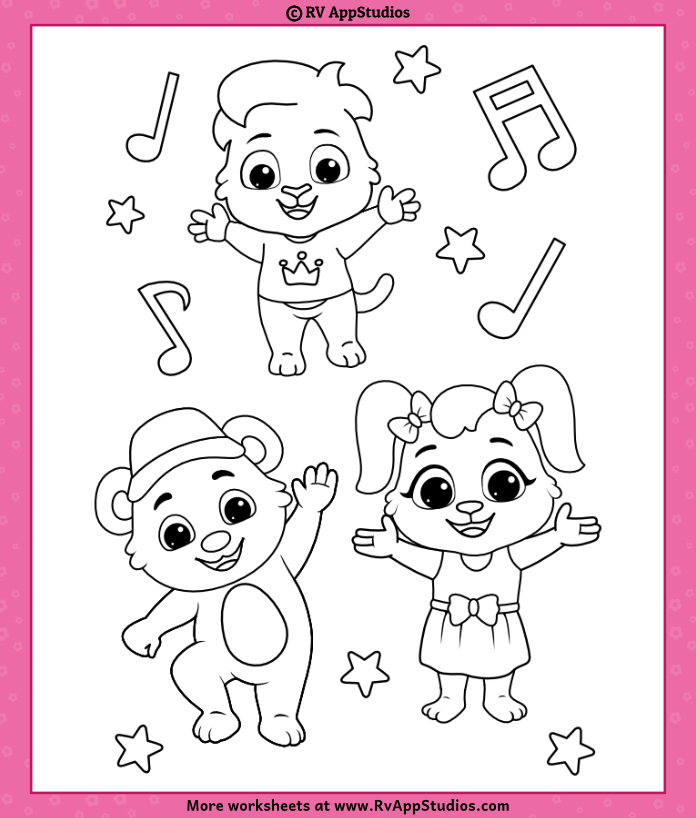 Printable Dance Coloring Pages - Printable Blank World