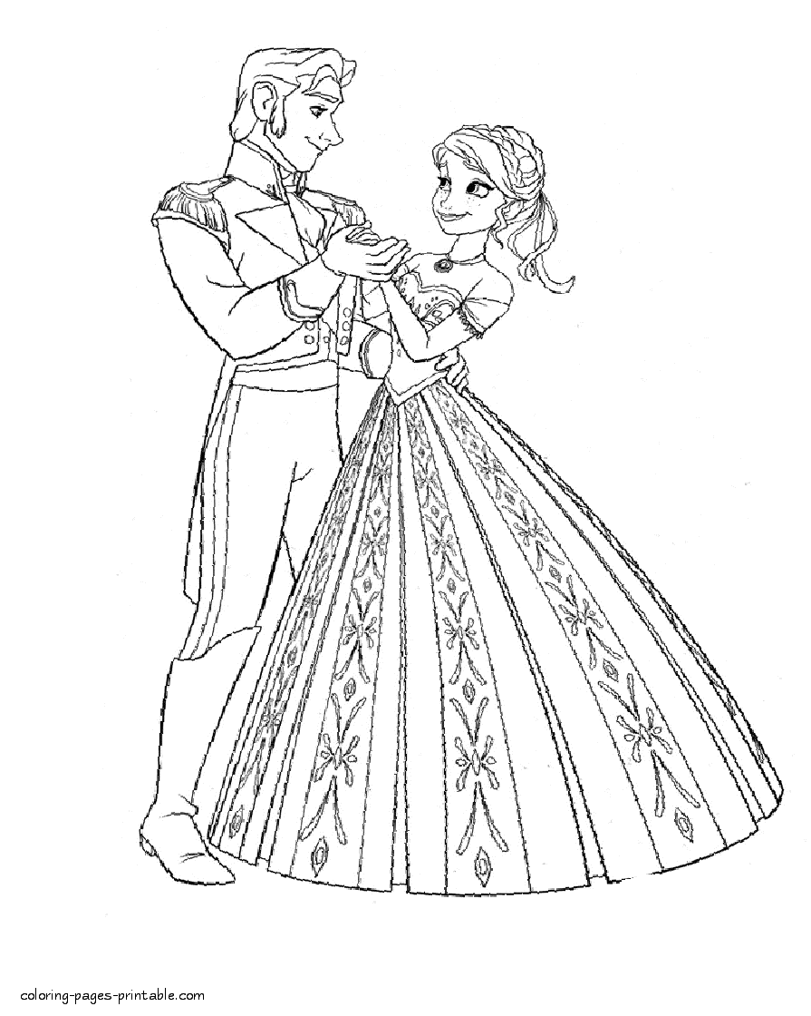 63 Princess Coloring Pages Frozen  Latest Free