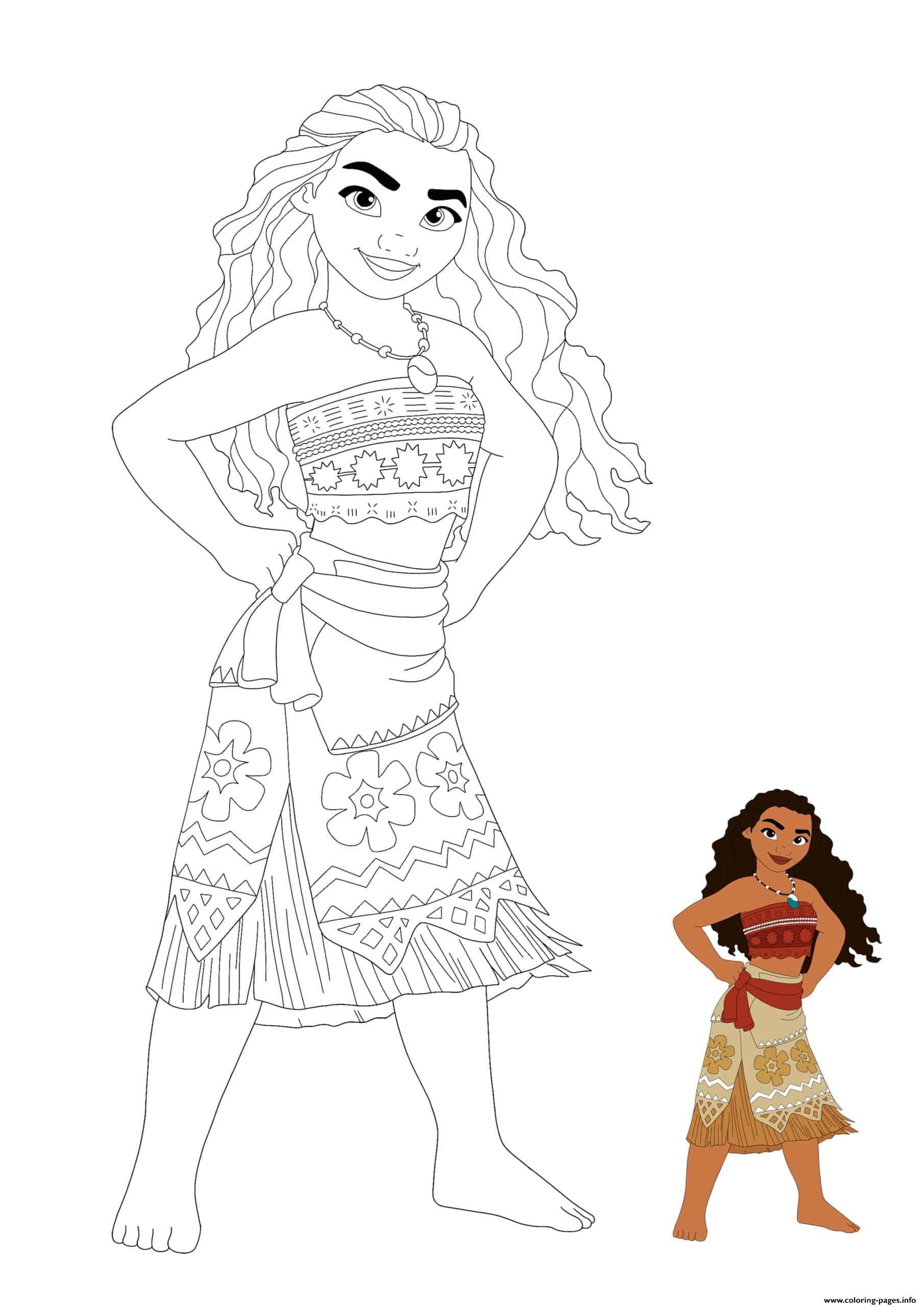 Moana Coloring Pages Printable - Printable World Holiday