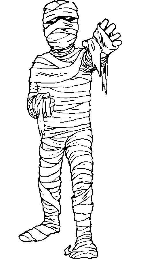 Free Human Body Mummy Printable