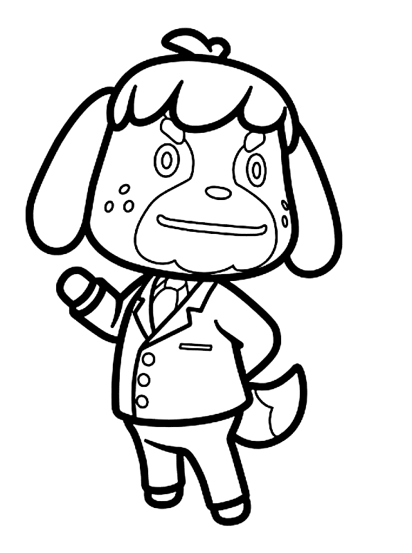 Animal Crossing Coloring Pages