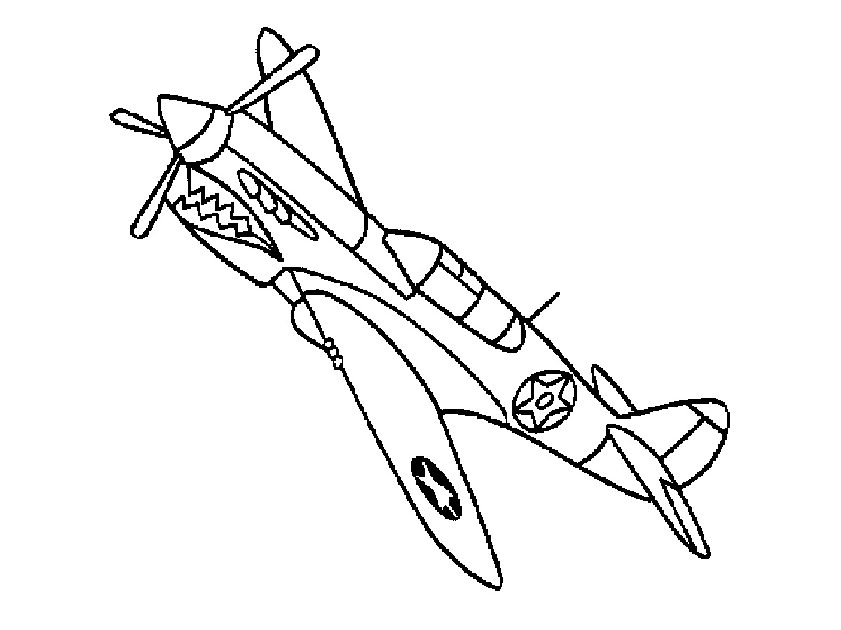 jet coloring pages for kids