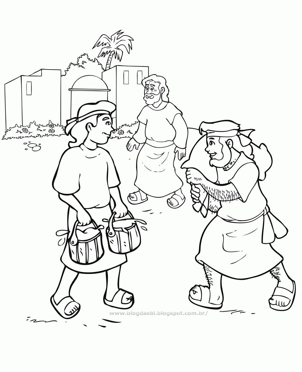 Jacob And Esau Coloring Page