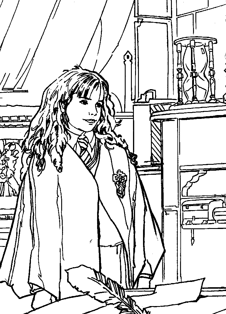 Printable Harry Potter Coloring Sheets - Printable World Holiday