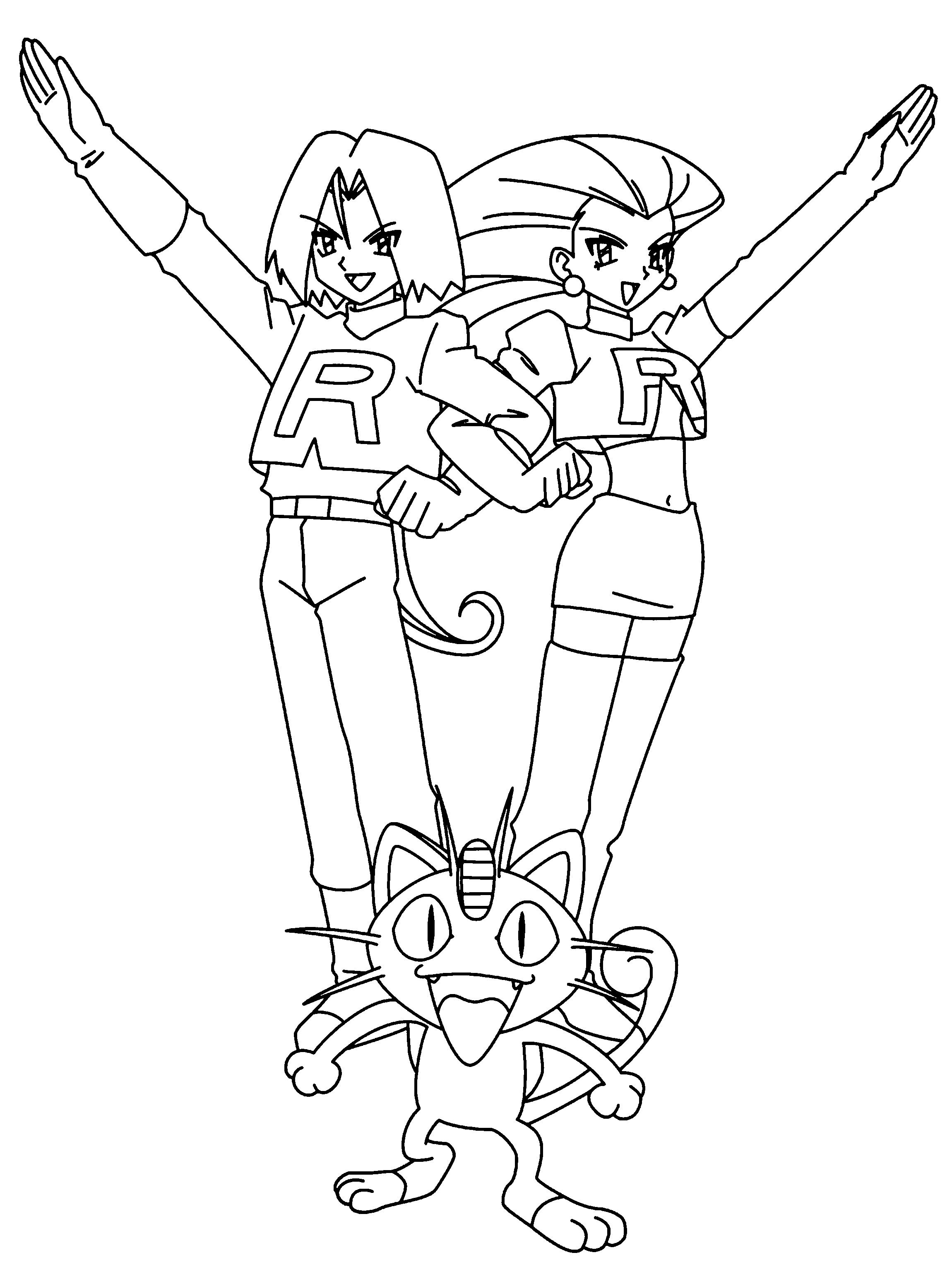 48 Awesome Image Team Rocket Coloring Page Pokemon Co - vrogue.co