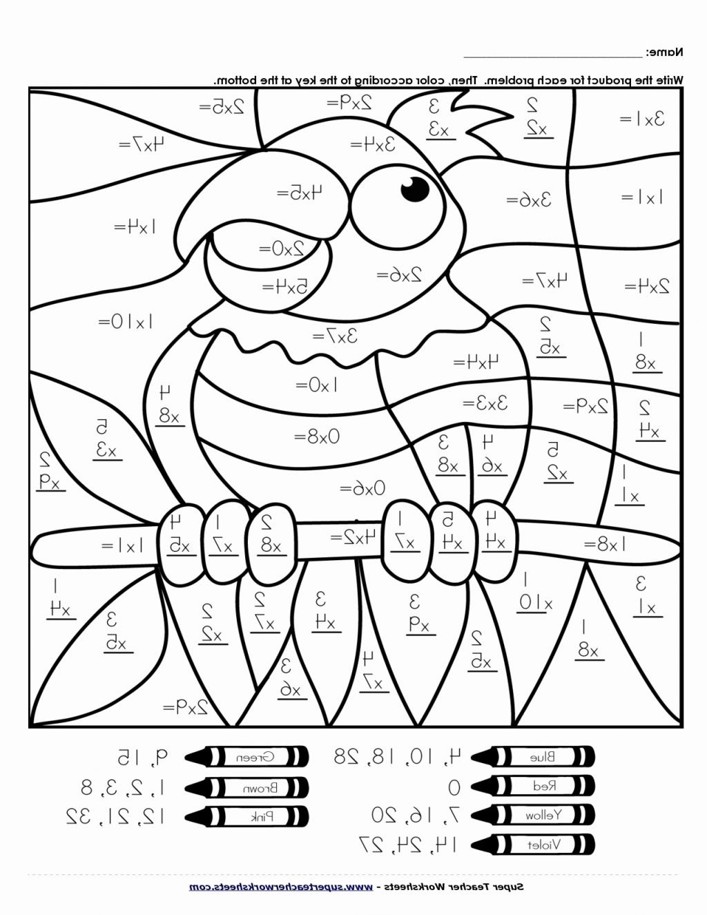 Math Sheets Coloring Pages - Coloring Home