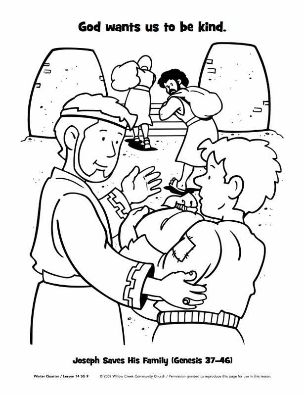 Joseph And His Brothers Bible Coloring Pages at sasphilosopherblog Blog