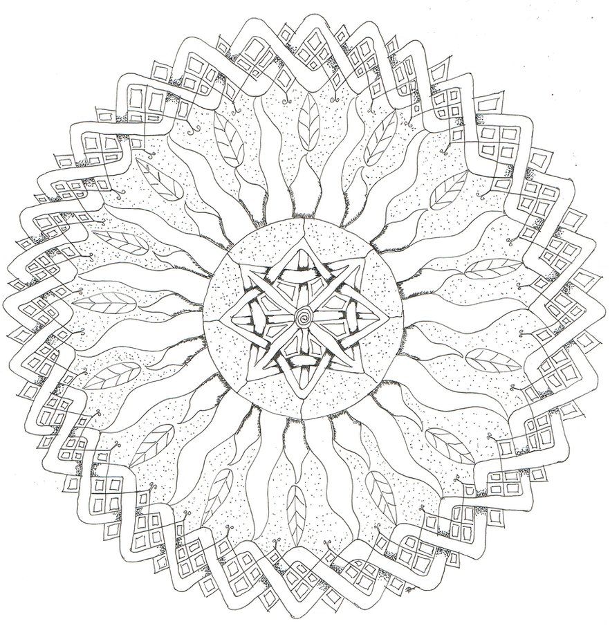 Celtic Mandala Coloring Coloring Pages