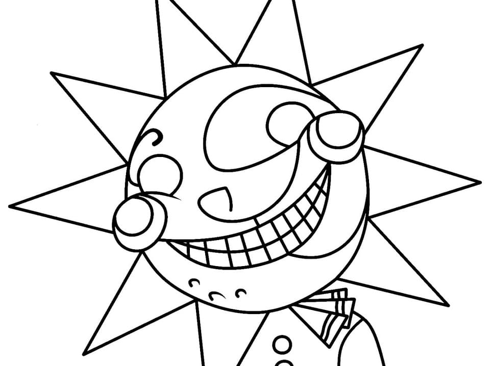 FNAF Sundrop Coloring Page - Free Printable Coloring Pages for Kids