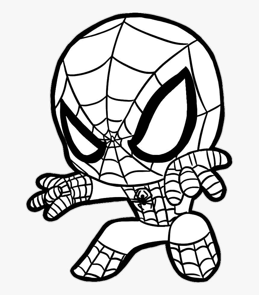 Homem Aranha - Baby Spiderman Coloring Pages, HD Png Download - Kindpng -  Coloring Home