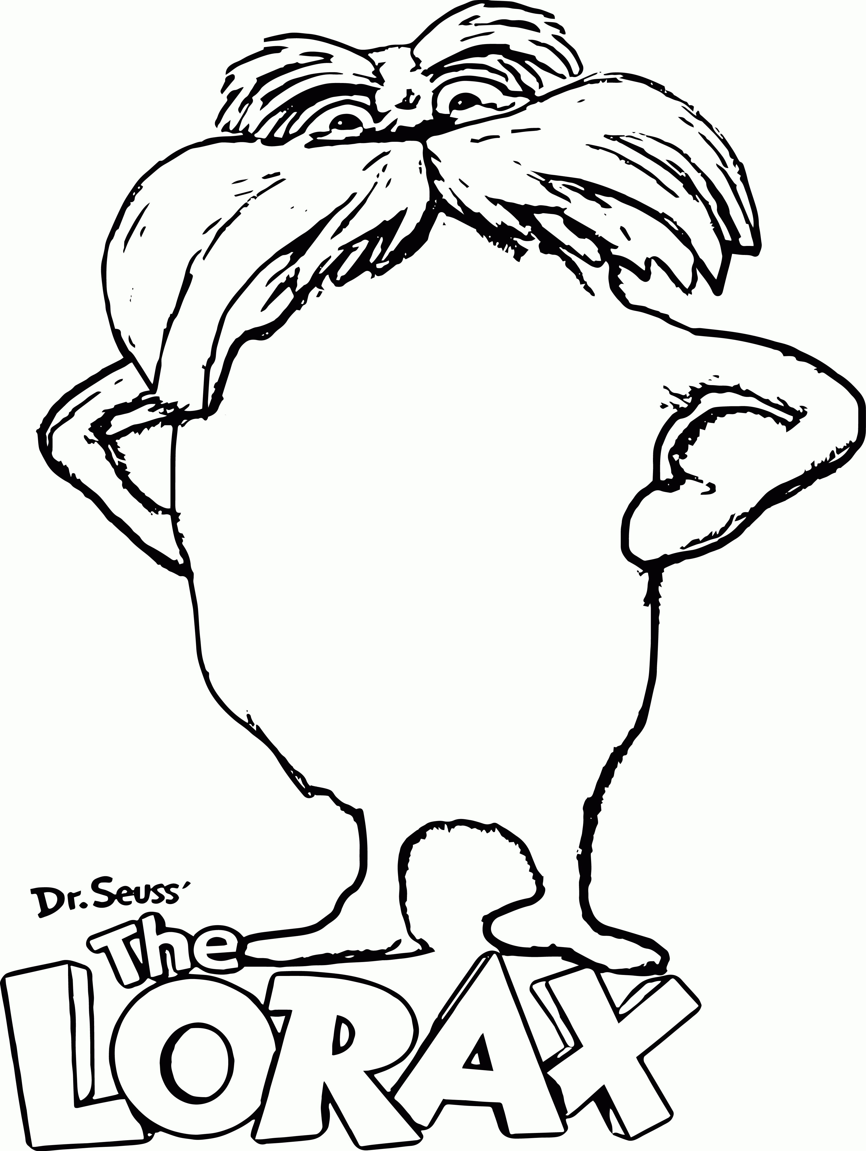 Printable Lorax Coloring Pages