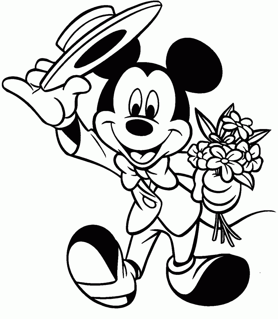 Mickey Mouse Coloring Sheets Printable