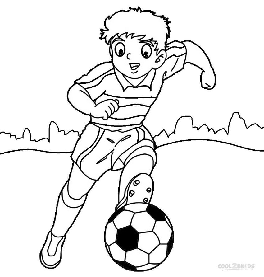 Printable Sports Coloring Pages For Kids