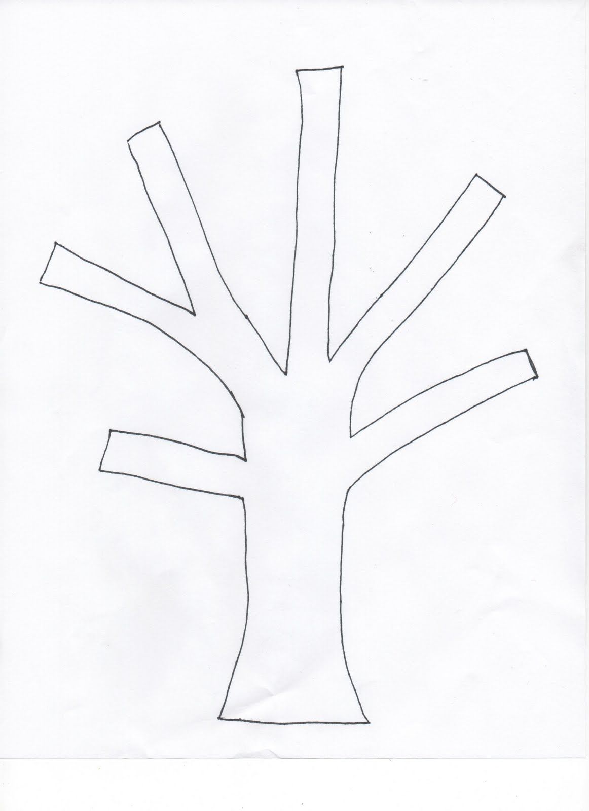 Tree Trunkcoloring Page - Coloring Home