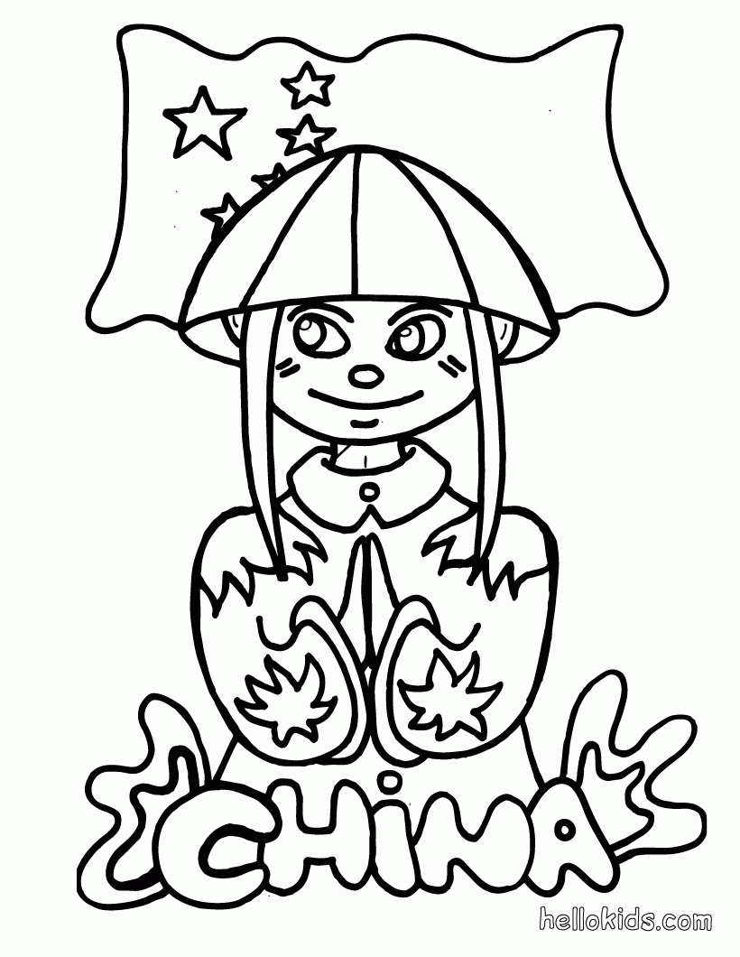 CHINA coloring pages - China