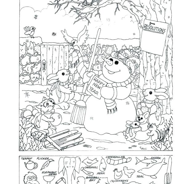 Search And Find Coloring Pages