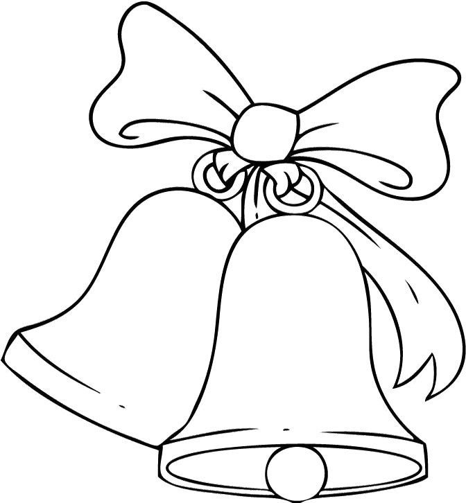 Coloring Pages Of Christmas Bells - Coloring Home