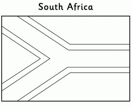 South Africa Flag Coloring Page South African Flag So - vrogue.co