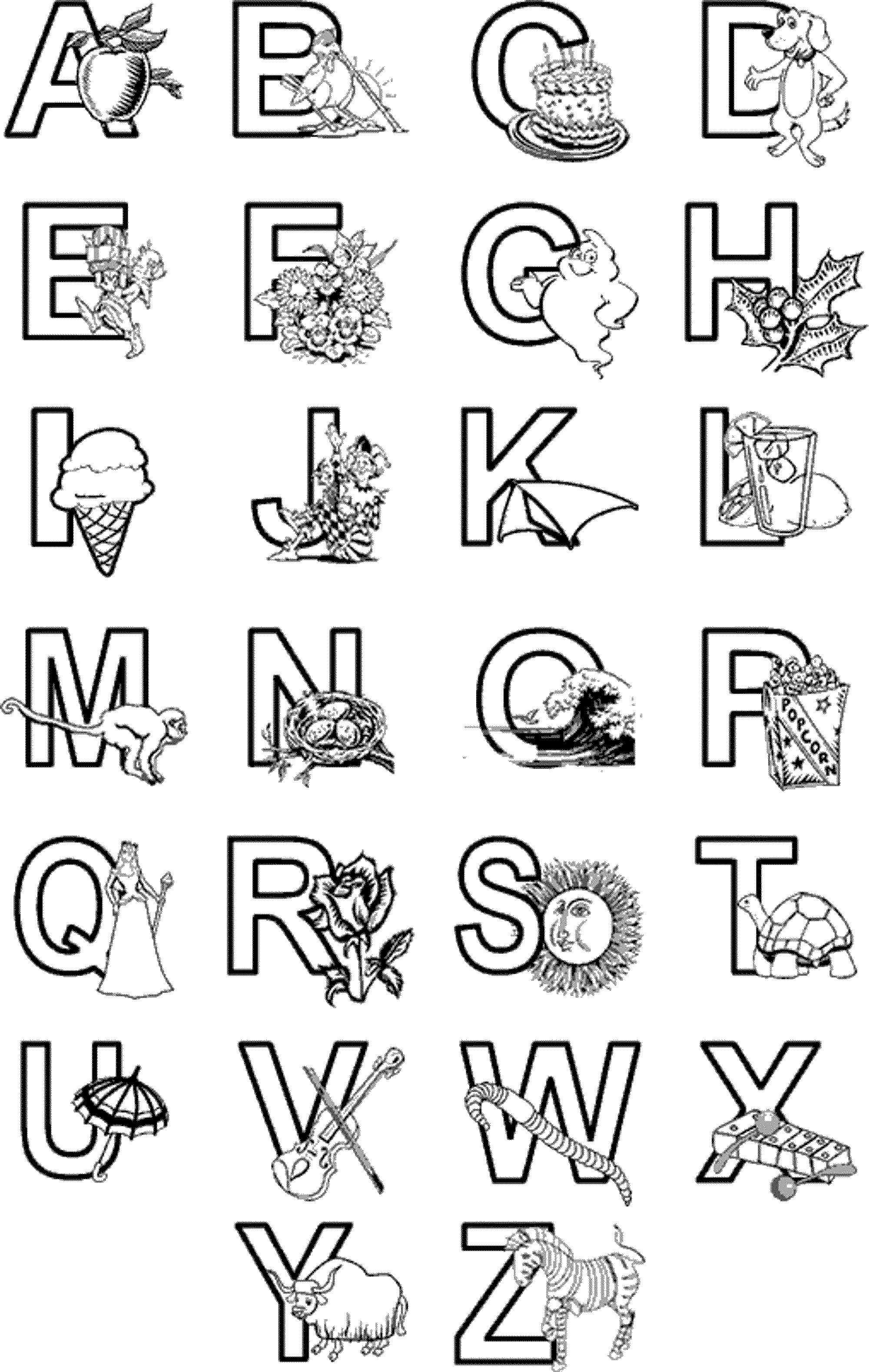 Coloring Pages For Abc