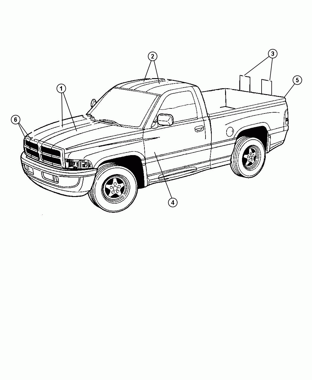 Dodge Ram Coloring Pages