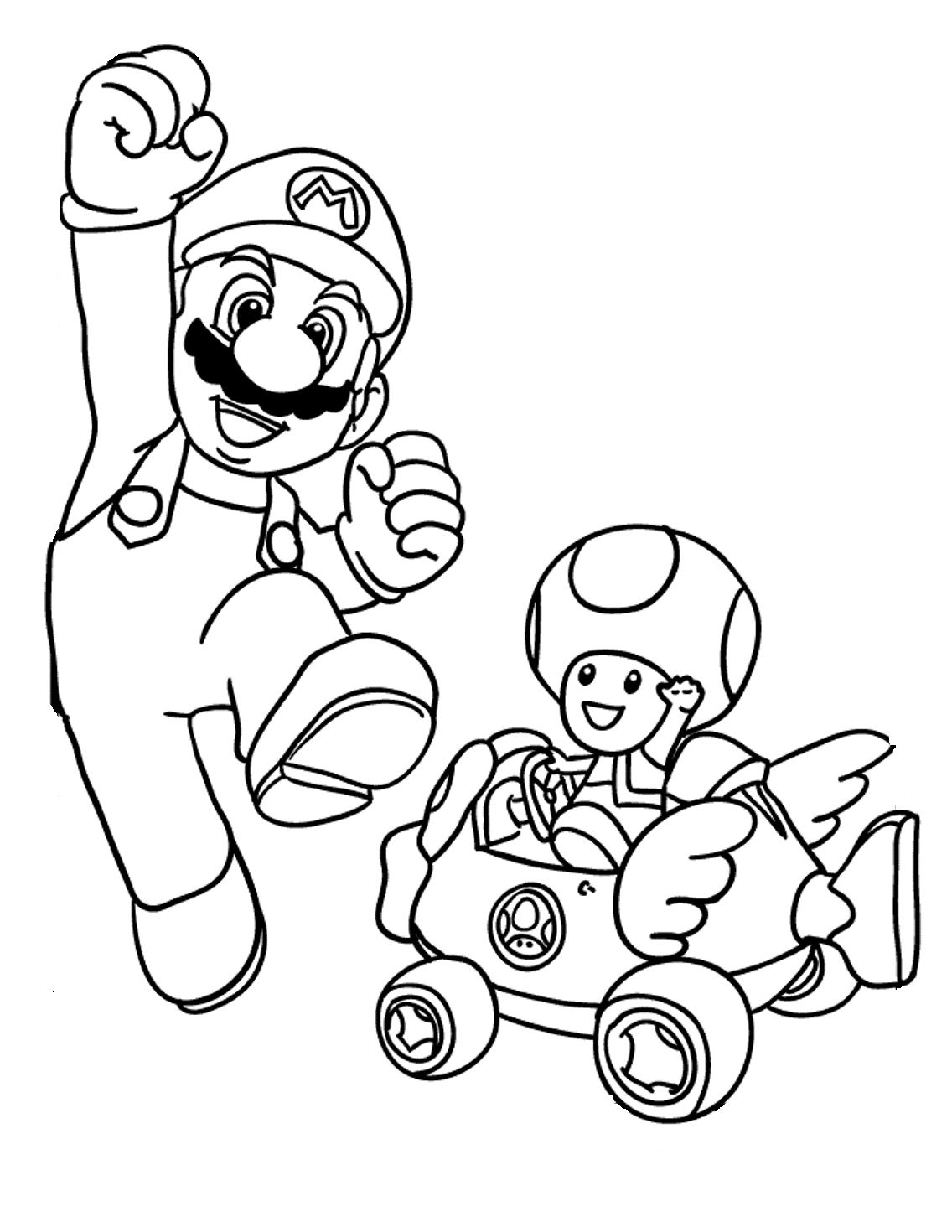 Free Printable Coloring Pages Mario - Printable World Holiday