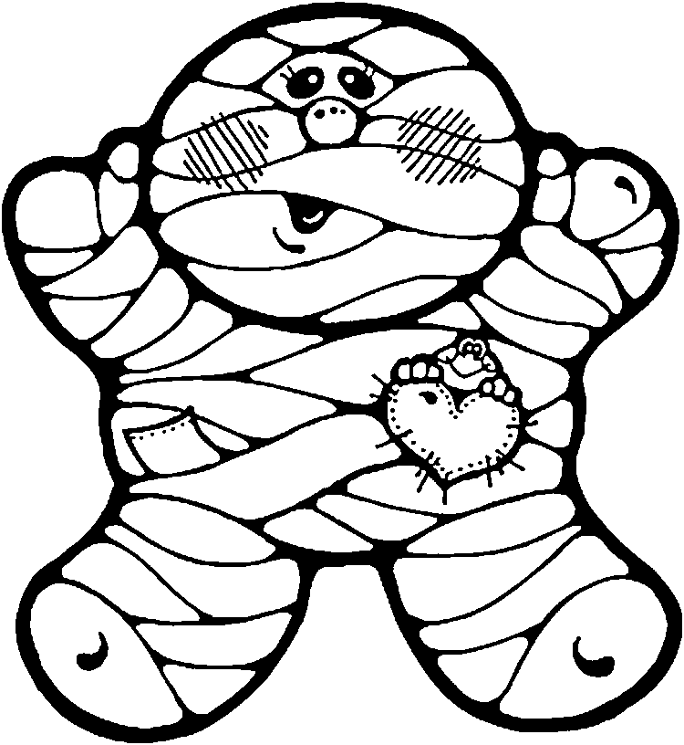 Free Printable Mummy Template