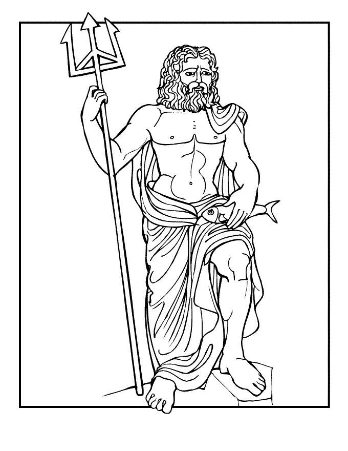 Greek Gods Coloring Pages - Coloring Home