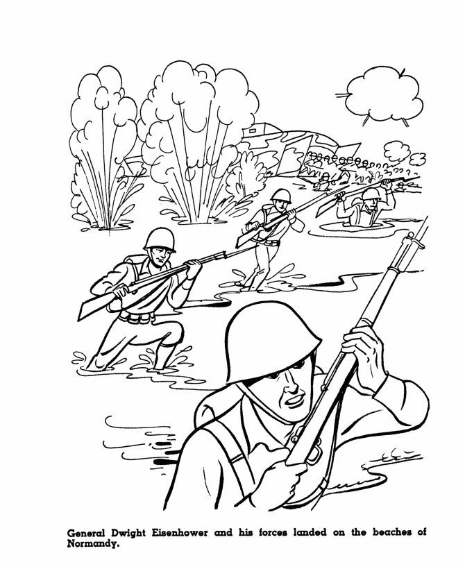 World War Two Coloring Pages