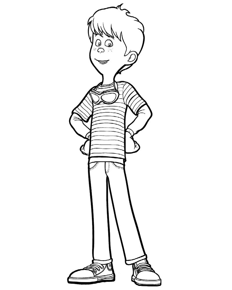 Detailed Full Body Lorax Coloring Pages