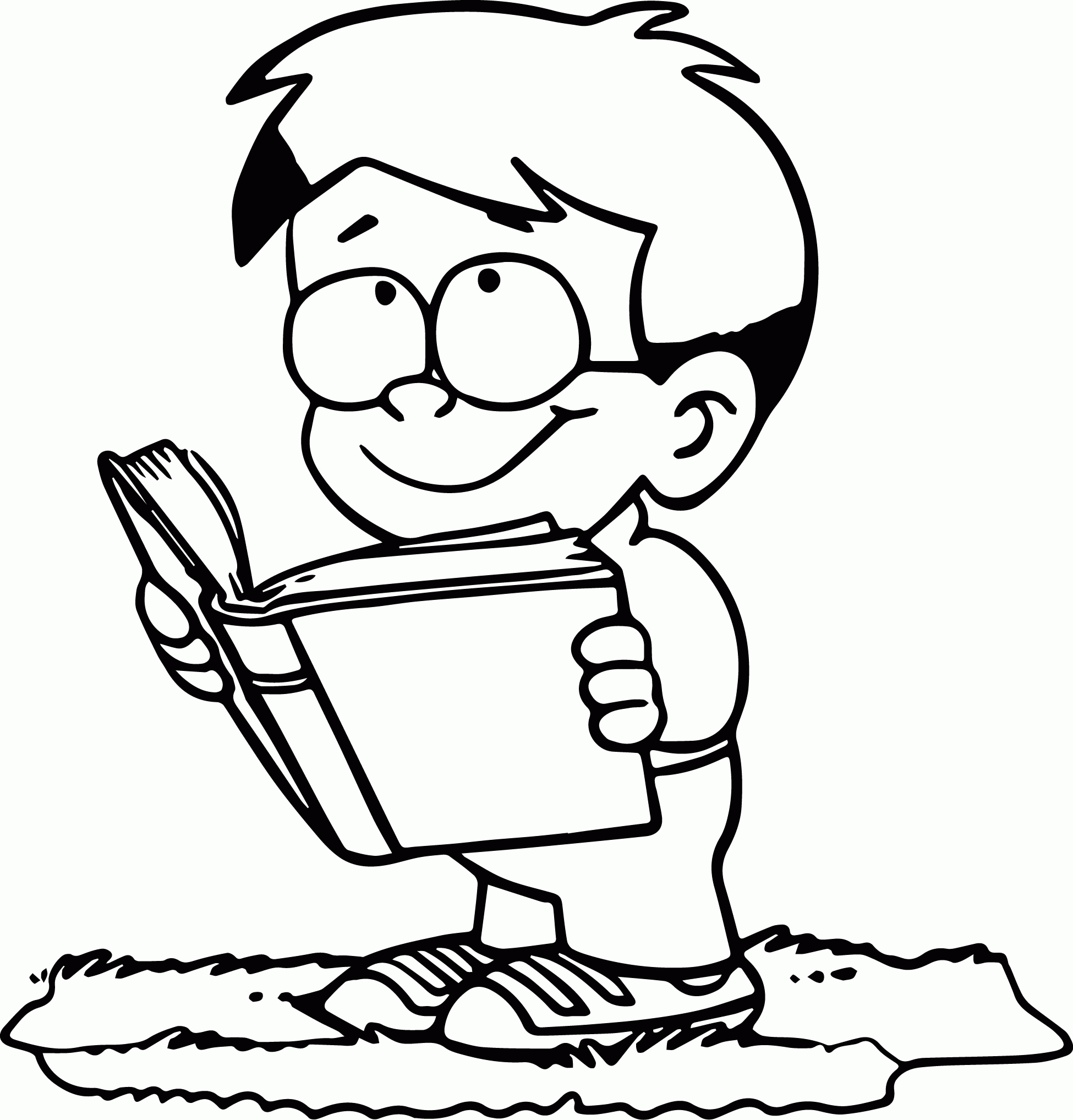 Reading Books Coloring Sheets Coloring Pages