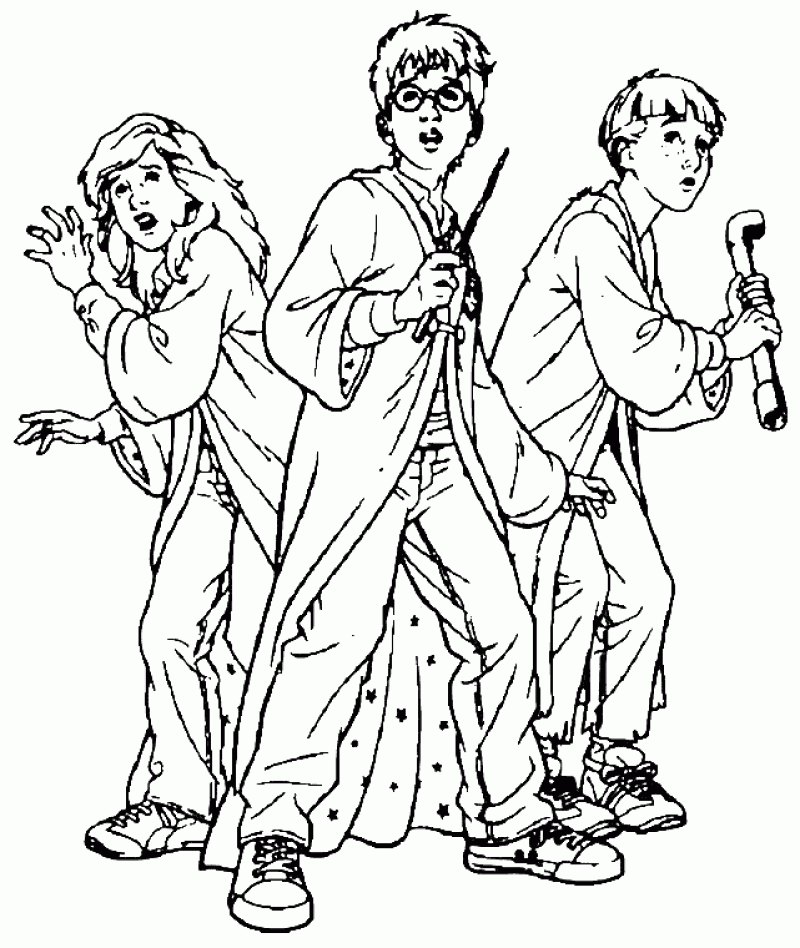 Harry Potter Coloring Pages For Kids - Coloring Home