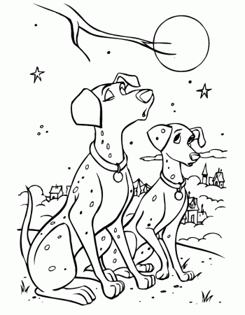 101 dalmatians Coloring Pages - Coloringpages1001.