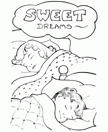 Children Sleep Colouring Pages - AZ Coloring Pages | Free coloring  pictures, Dream catcher coloring pages, Coloring pages