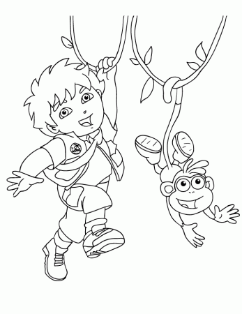 Free Printable Diego Coloring Pages For Kids