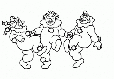 Clown Coloring Pages