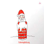 Santa coloring Pages