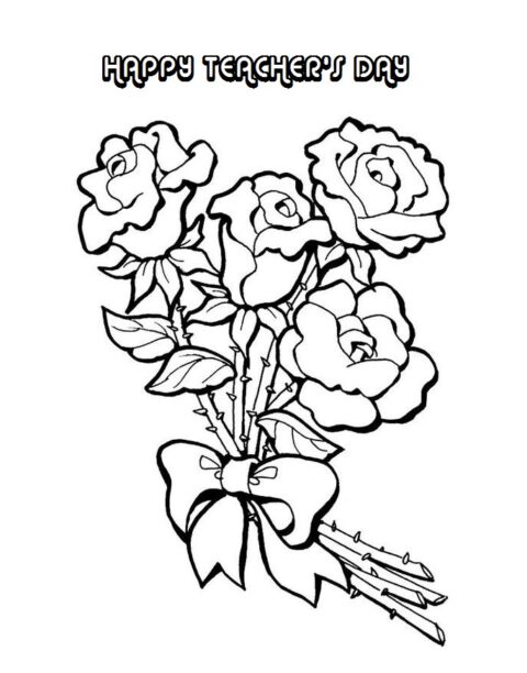 Teacher’s Day Coloring pages