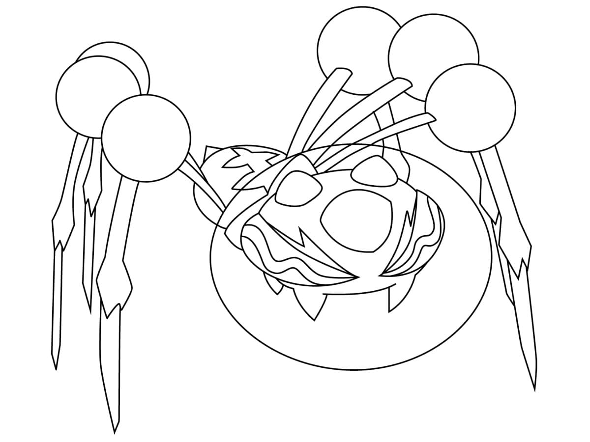 Araquanid Pokemon coloring page