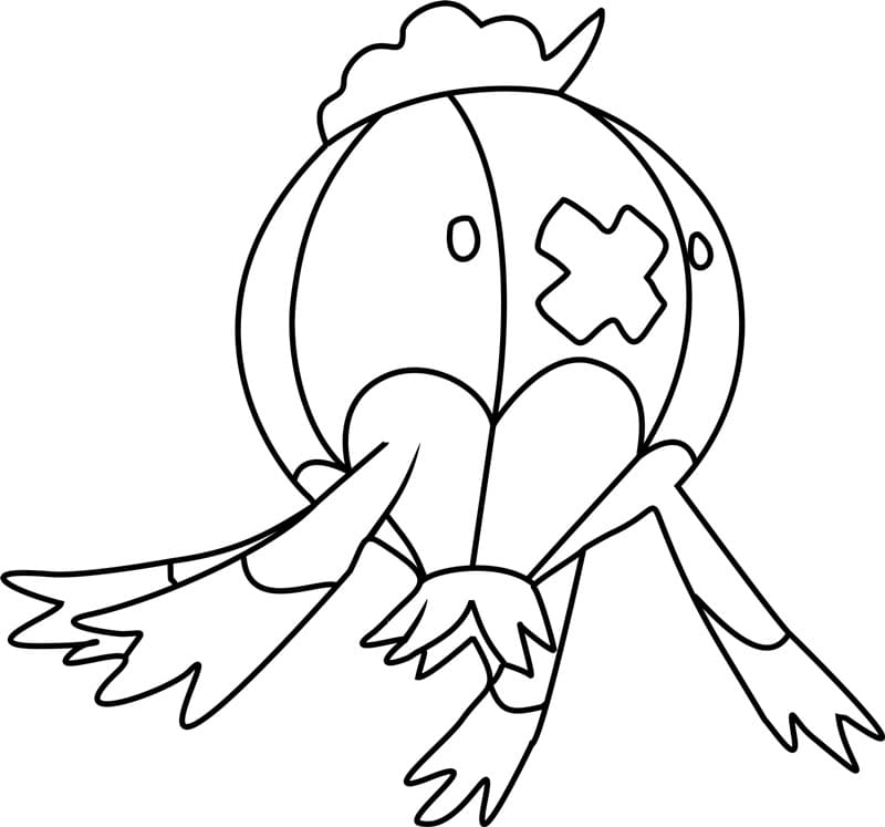 Drifblim Pokemon coloring page