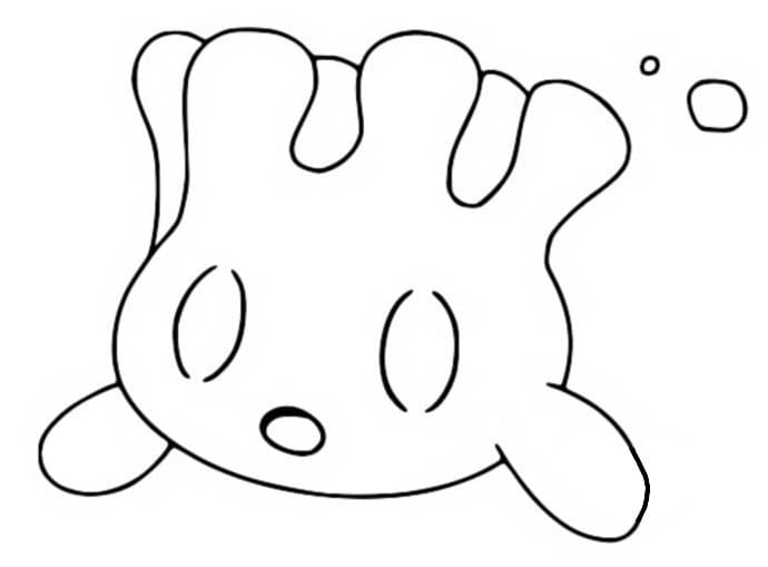 Milcery Pokemon coloring page