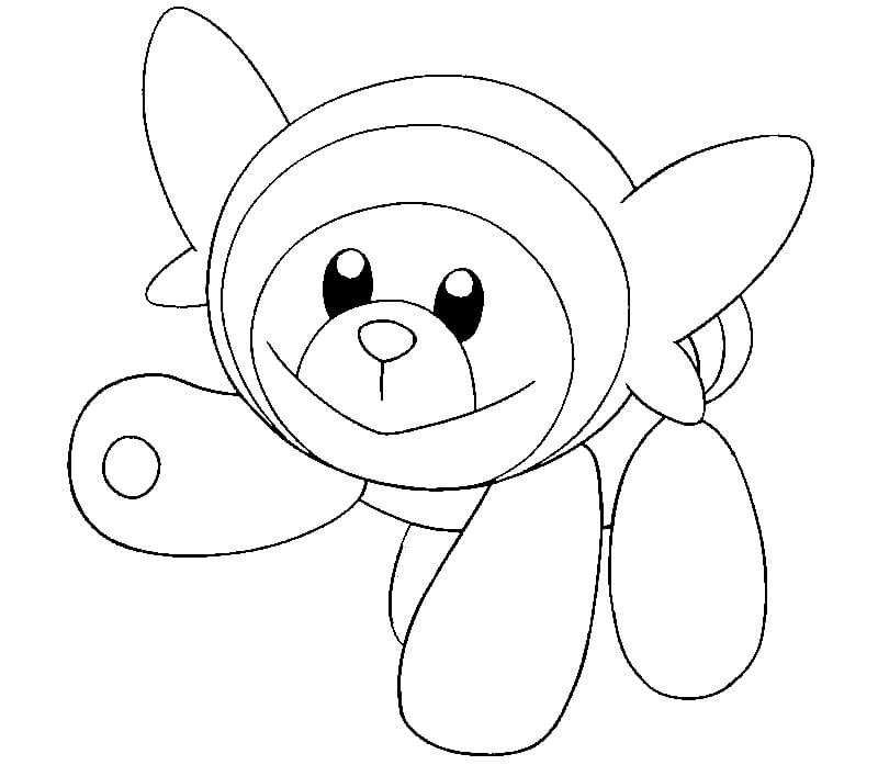 Stufful Pokemon coloring page